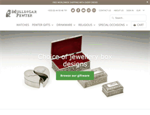 Tablet Screenshot of mullingarpewter.com